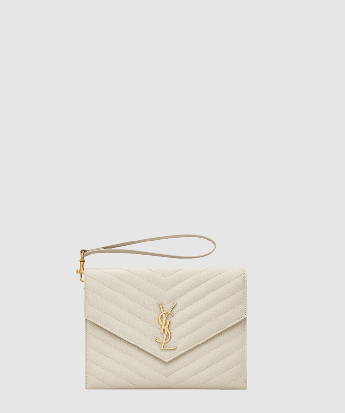 생로랑 여성 로렌 마틀라세 클러치 617662_wh