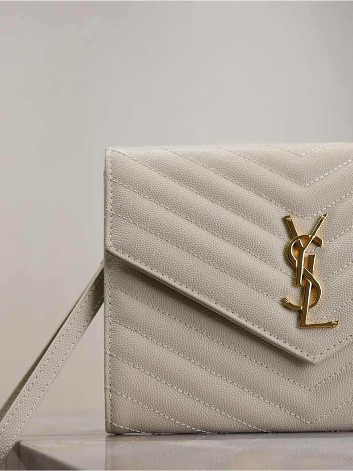 생로랑 여성 로렌 마틀라세 클러치 617662_wh