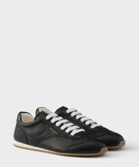 프라다 여성 나파 가죽 스니커즈 P01163716_BK