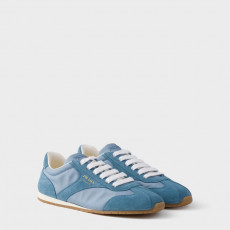 프라다 여성 나파 가죽 스니커즈 P01163716_BL