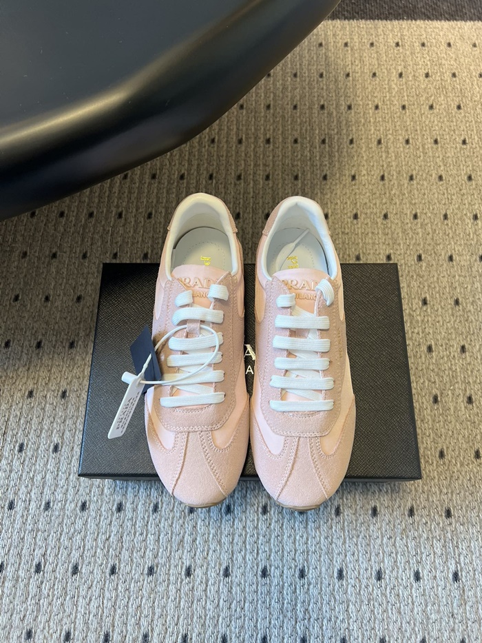 프라다 여성 나파 가죽 스니커즈 P01163716_PINK
