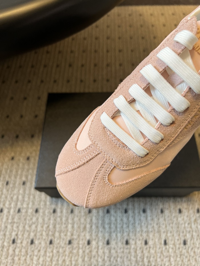 프라다 여성 나파 가죽 스니커즈 P01163716_PINK