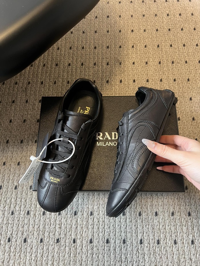 프라다 여성 몬테카를로 리에디션 2005 앤틱 스니커즈 4E1165_BK
