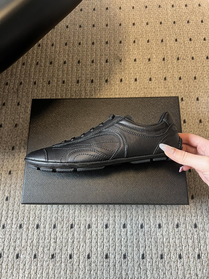 프라다 여성 몬테카를로 리에디션 2005 앤틱 스니커즈 4E1165_BK