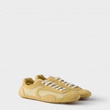 프라다 여성 몬테카를로 리에디션 2005 스웨이드 메쉬 스니커즈 1E247OFD_YE