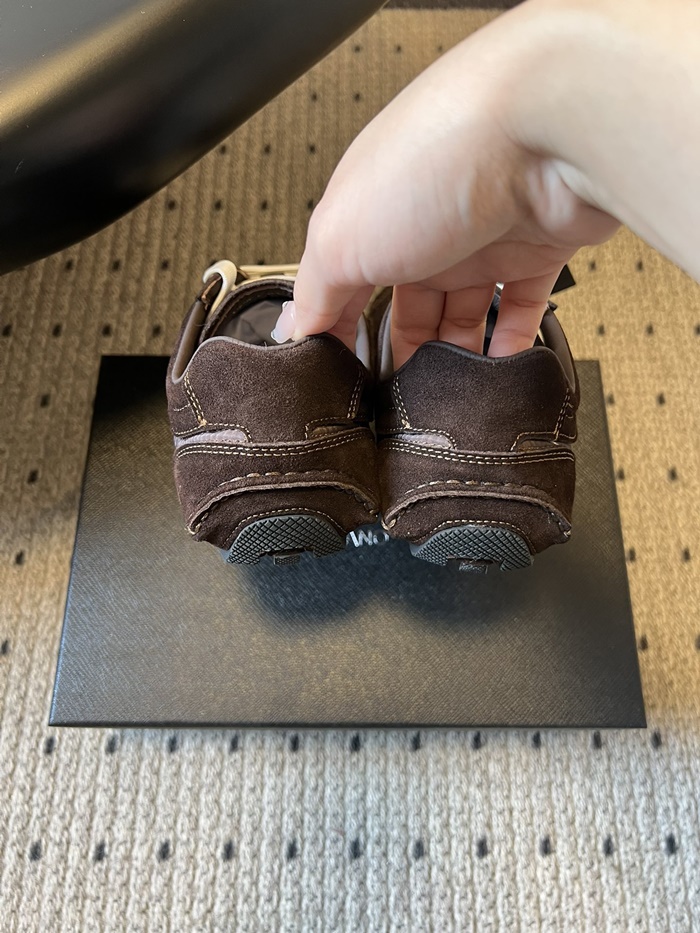 프라다 여성 몬테카를로 리에디션 스웨이드 리나일론 스니커즈 1E247OD7C