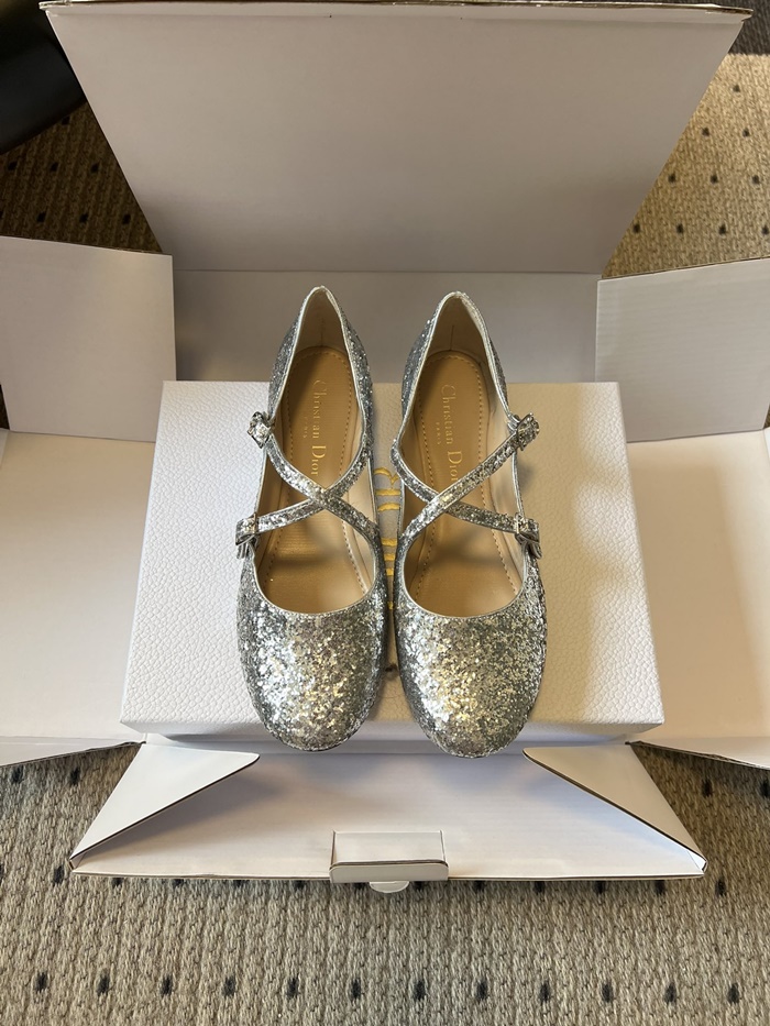 디올 여성 Very Dior 발레 플랫 KCF121AGL_S59K