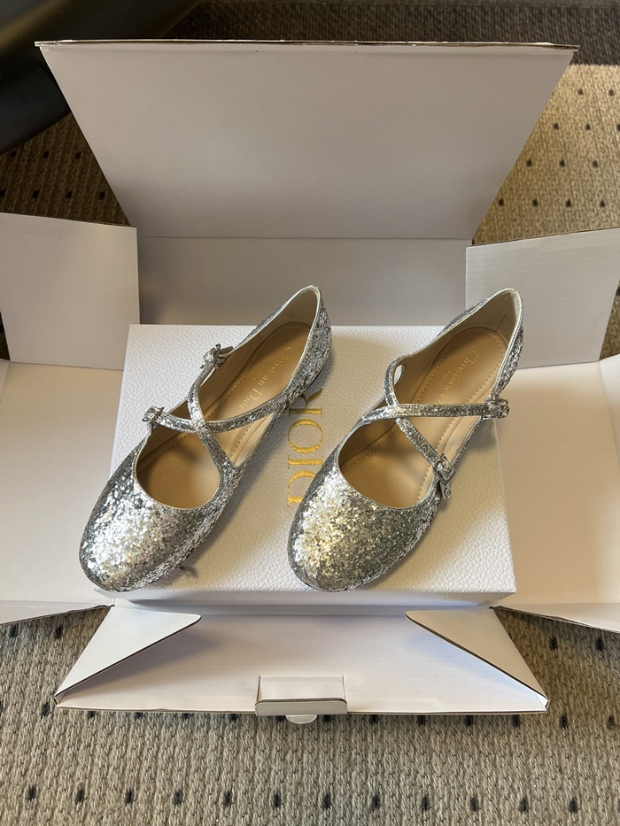 디올 여성 Very Dior 발레 플랫 KCF121AGL_S59K