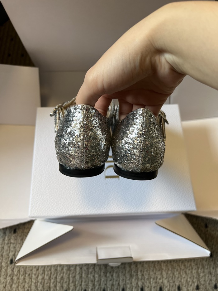 디올 여성 Very Dior 발레 플랫 KCF121AGL_S59K