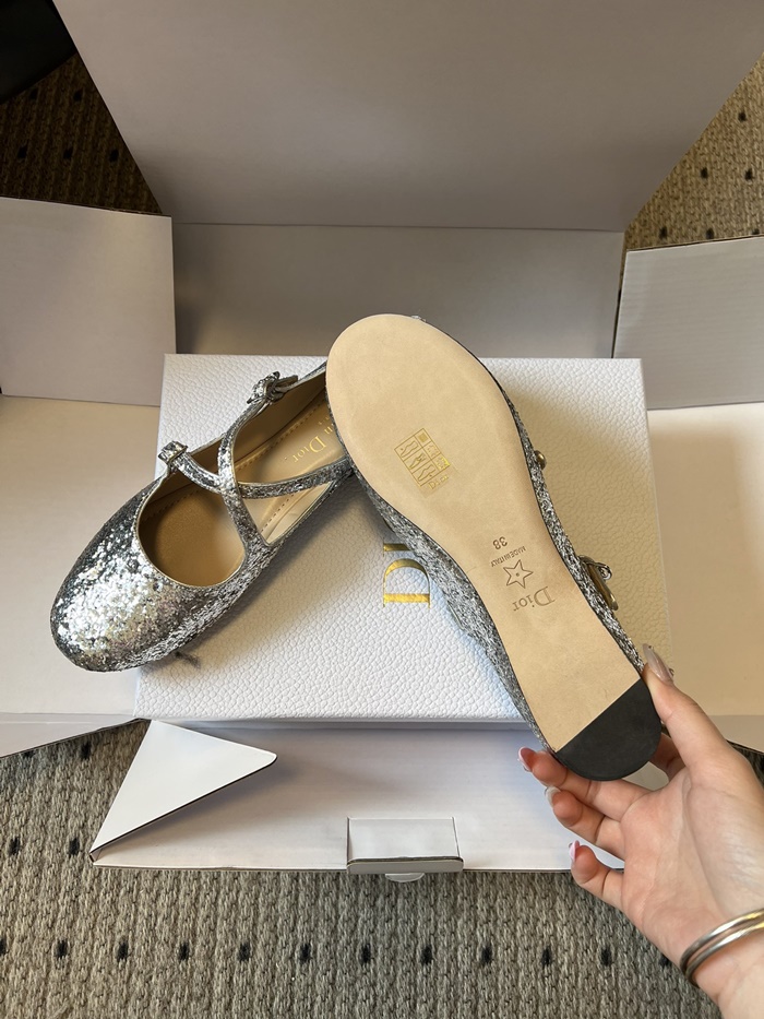 디올 여성 Very Dior 발레 플랫 KCF121AGL_S59K