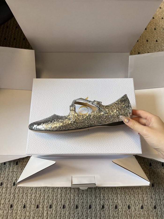 디올 여성 Very Dior 발레 플랫 KCF121AGL_S59K