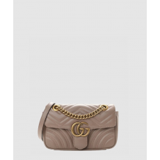 구찌 여성 GG 마몽 마틀라세 미니 숄더백 446744_BE