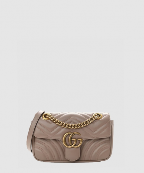 구찌 여성 GG 마몽 마틀라세 미니 숄더백 446744_BE