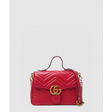 구찌 여성 GG 마몽 스몰 탑 핸들백 547260_RE