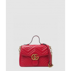 구찌 여성 GG 마몽 스몰 탑 핸들백 547260_RE