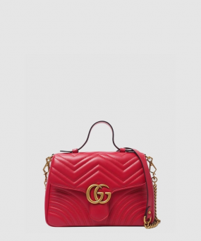 구찌 여성 GG 마몽 스몰 탑 핸들백 547260_RE