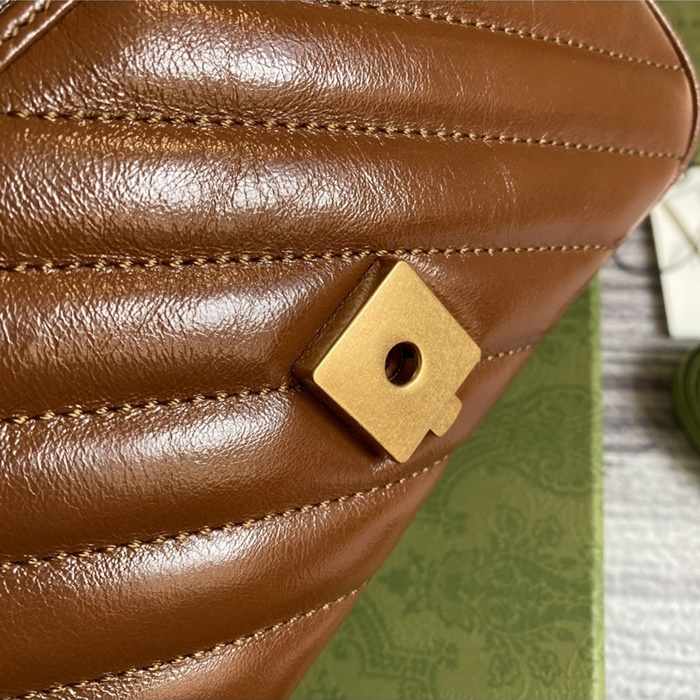 구찌 여성 GG 마몽 미니 숄더백 446744_BR