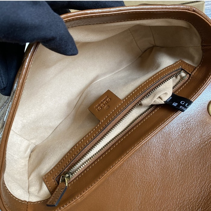 구찌 여성 GG 마몽 마틀라세 숄더백 443497_BR