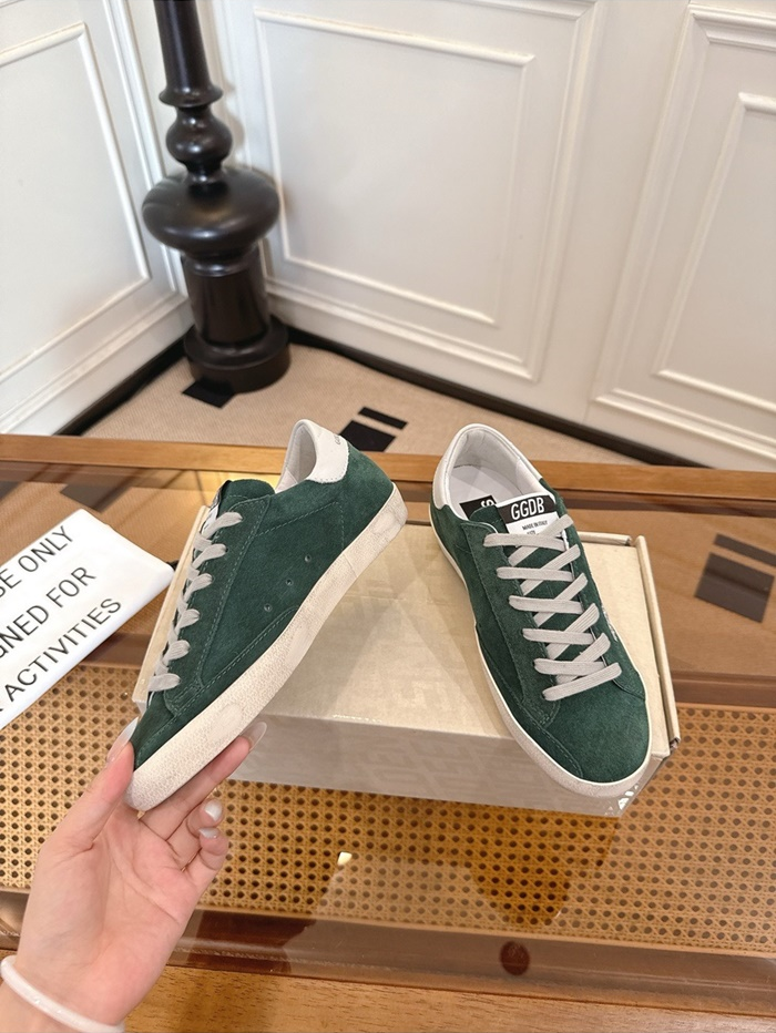 골든구스 공용 실버 글리터 스웨이드 슈퍼스타 GWF00101_GR