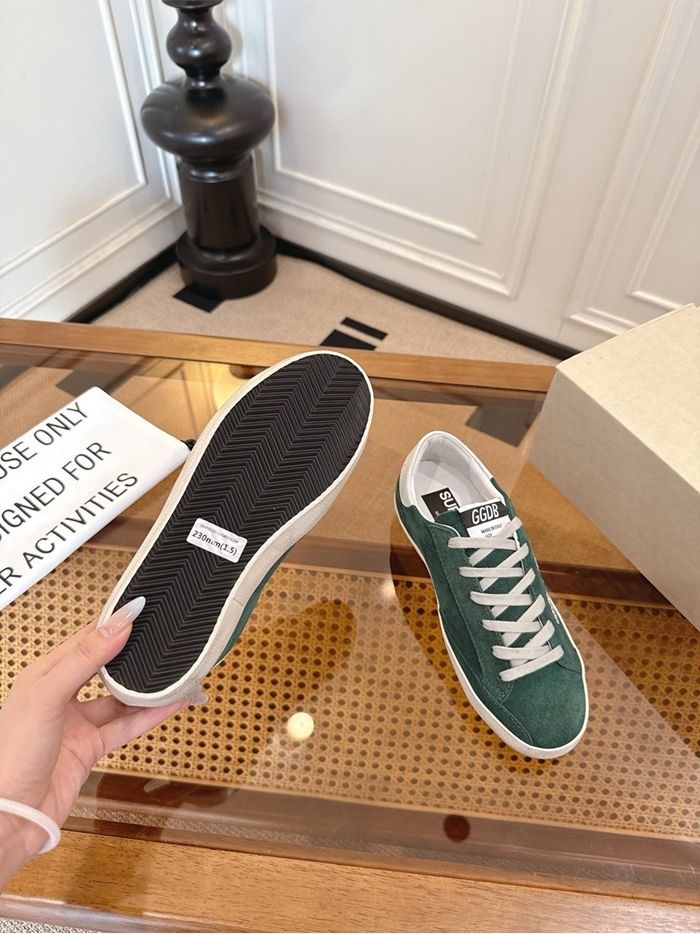 골든구스 공용 실버 글리터 스웨이드 슈퍼스타 GWF00101_GR