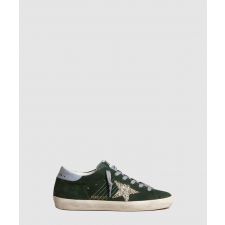 골든구스 공용 실버 글리터 스웨이드 슈퍼스타 GWF00101_GR