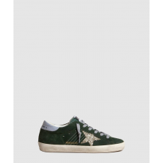 골든구스 공용 실버 글리터 스웨이드 슈퍼스타 GMF00101_GR