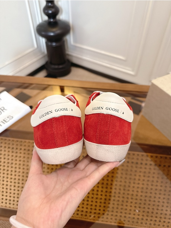 골든구스 공용 글리터 힐탭 스웨이드 슈퍼스타 GMF00101