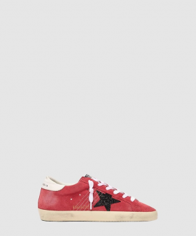 골든구스 공용 글리터 힐탭 스웨이드 슈퍼스타 GMF00101