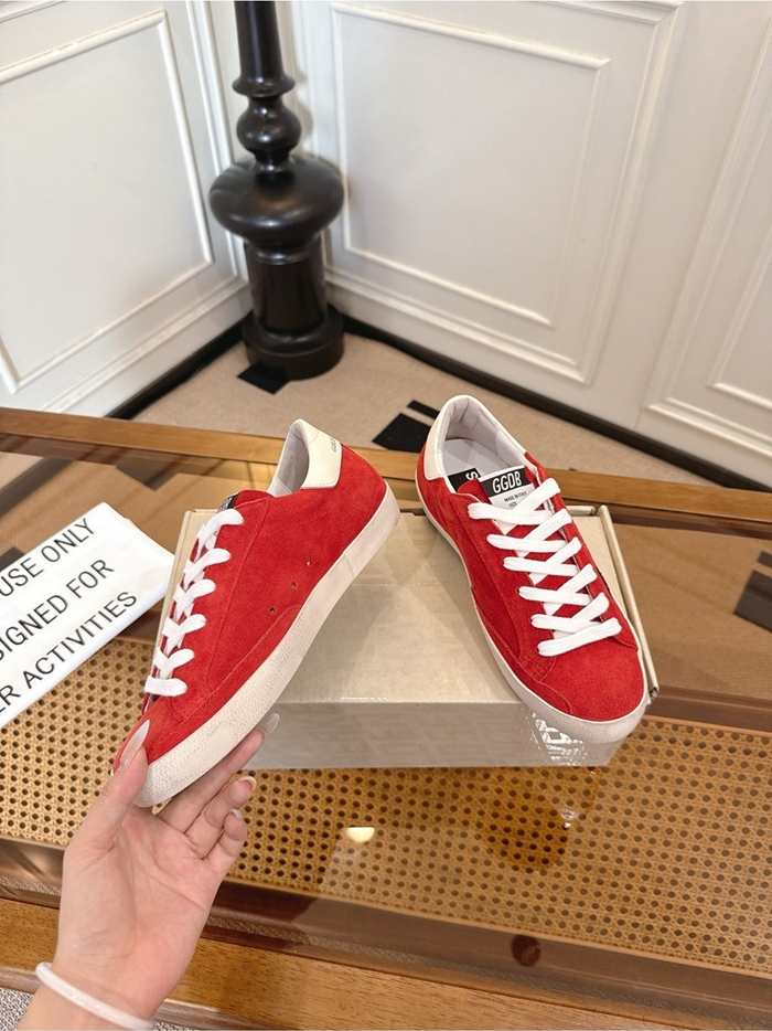 골든구스 공용 글리터 힐탭 스웨이드 슈퍼스타 GWF00101