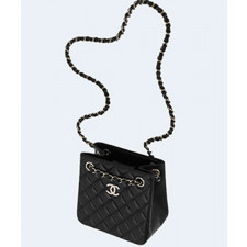 샤넬 턴 락 버킷 미니백