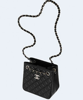 샤넬 턴 락 버킷 미니백