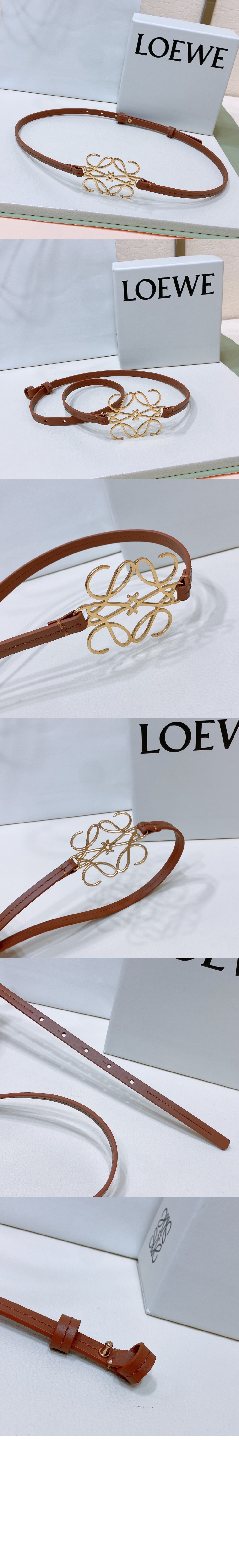 로에베 클래식 송아지 가죽 벨트