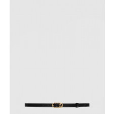 구찌 라운드 인터로킹 G 씬 벨트 760159