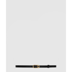 구찌 라운드 인터로킹 G 씬 벨트 760159