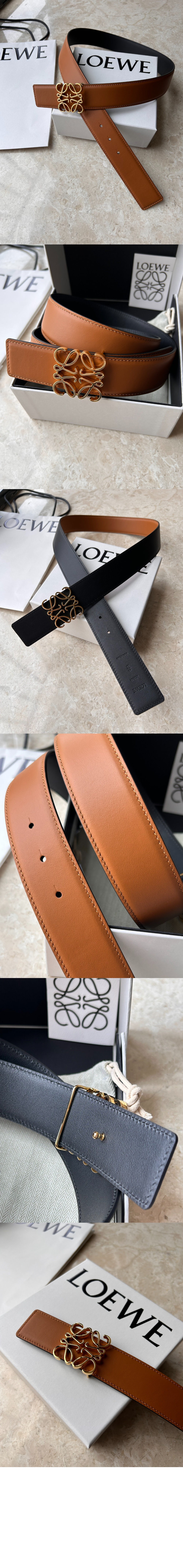 로에베 리버서블 애너그램 벨트