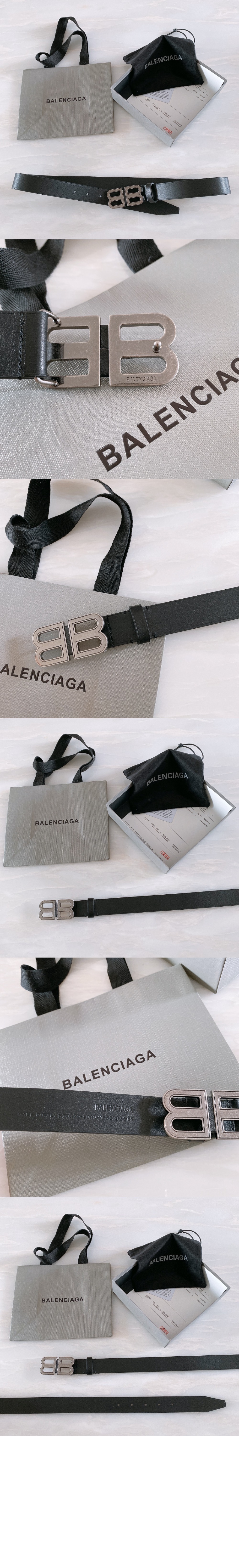 발렌시아가 BB 씬 벨트 673523