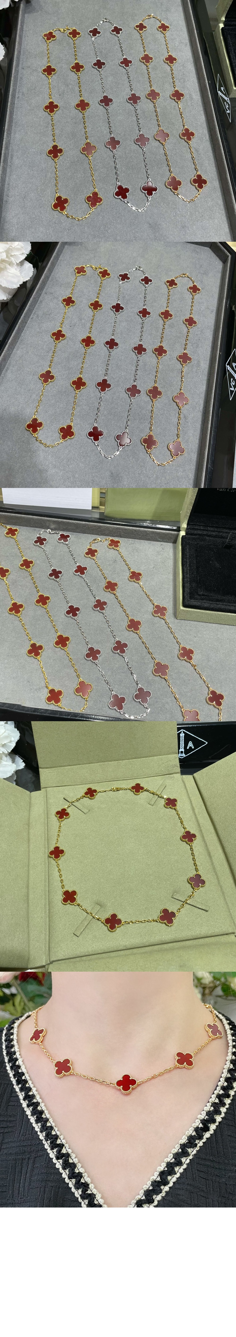 반클리프 빈티지 알함브라 네크리스 42700