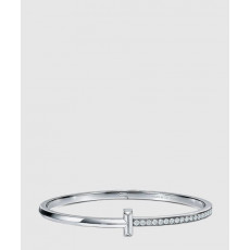 티파니앤코 T1 네로우 다이아몬드 힌지드 뱅글