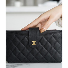 샤넬 장지갑 캐비어 금장 AP6616