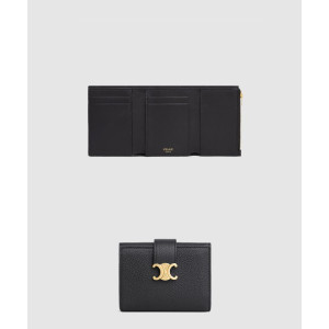 셀린느 니노 파인 스트랩 지갑 서플 그레인 카프스킨 10M963