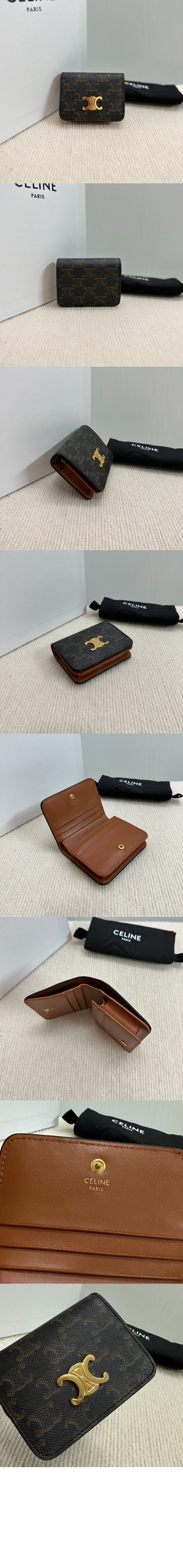 셀린느 트리오페 컴팩트 지갑 10K622