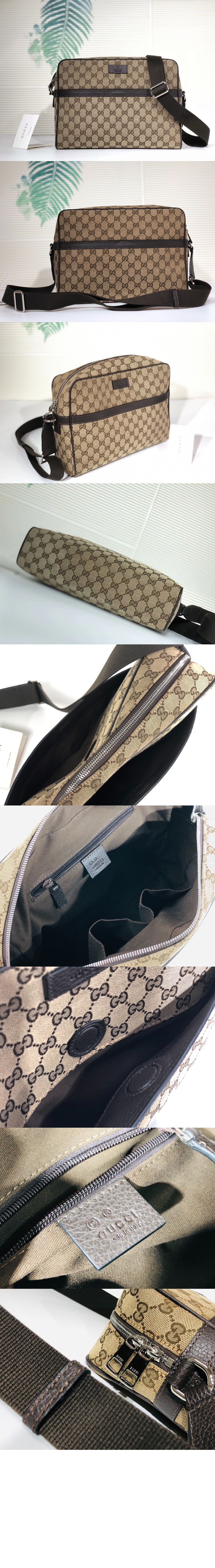 구찌 GG 캔버스 메신저백 449173