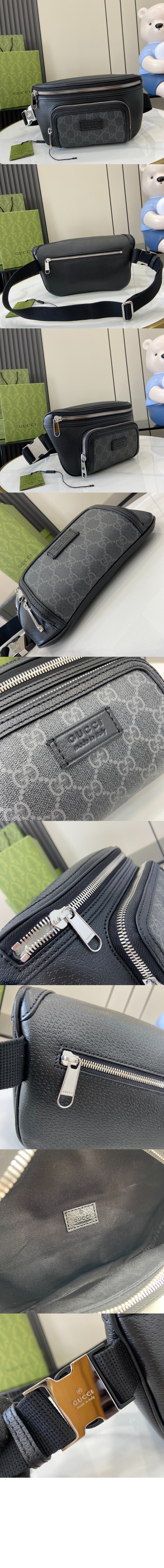 구찌 태그 장식의 스몰 GG 벨트백 795463