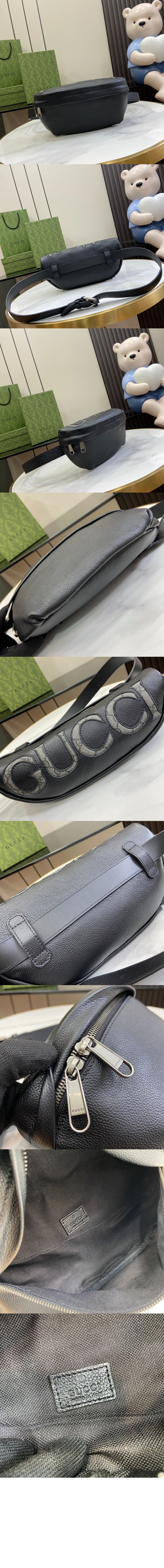 구찌 가죽 힙색 768111