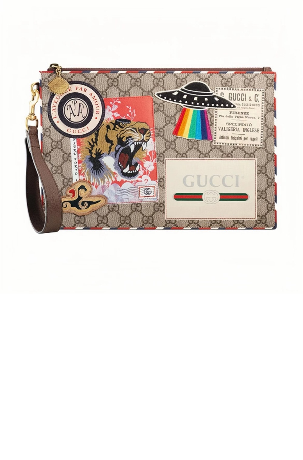 구찌 수프림 클러치 473915