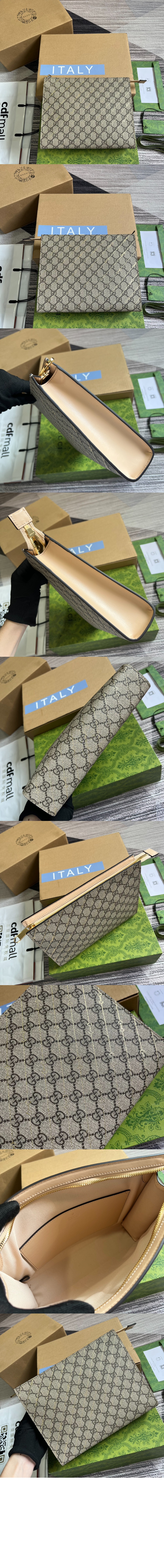 구찌 GG 프린팅 클러치 774345