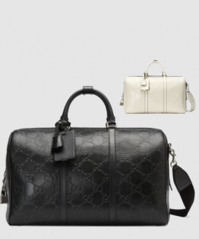 구찌 GG 엠보 더플백 625768