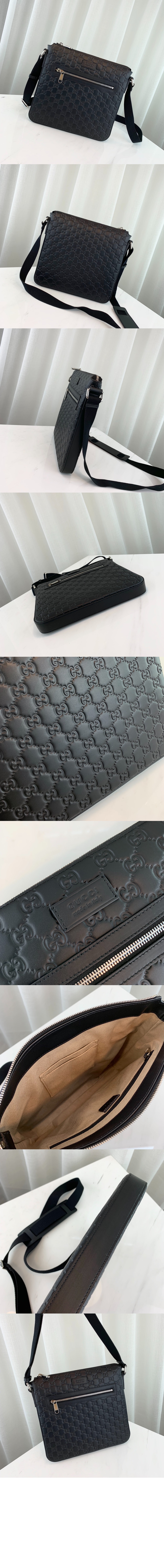 구찌 시마 가죽 메신저백 406408