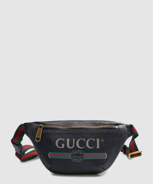 구찌 스몰 프린트 레더 벨트백 527792