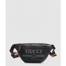 구찌 스몰 프린트 레더 벨트백 527792